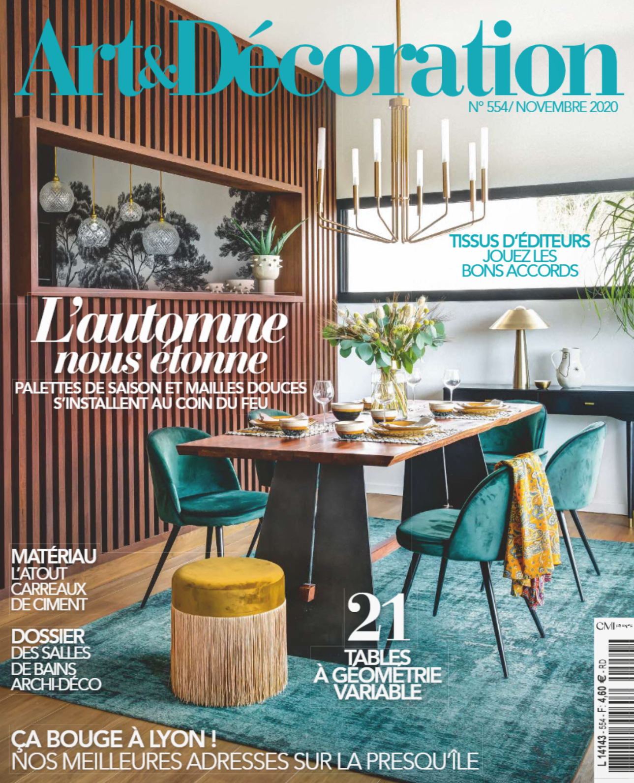 PARUTION - ART & DECORATION NOVEMBRE 2020