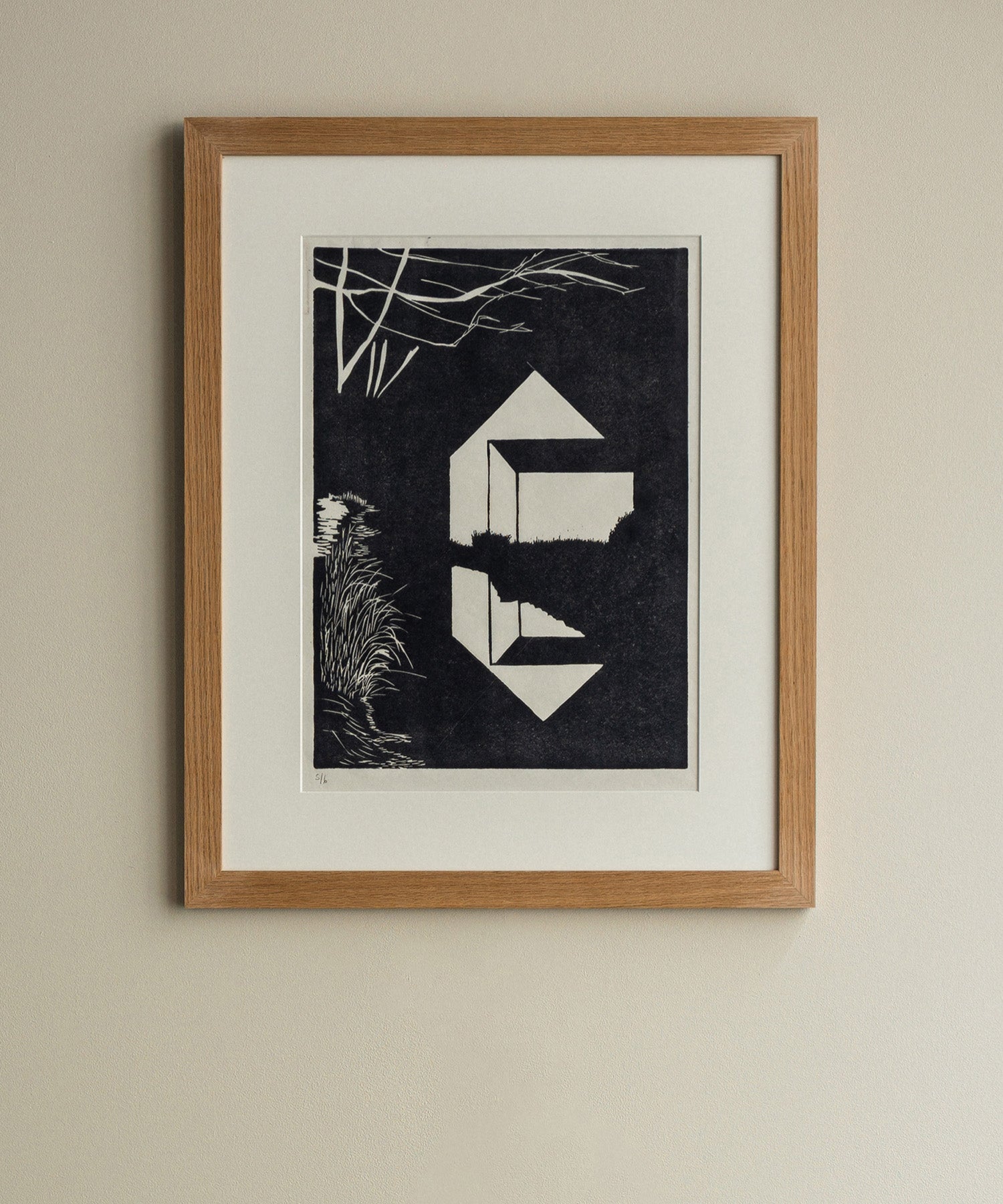 ZEBRES Gravure « Chemin de terre »