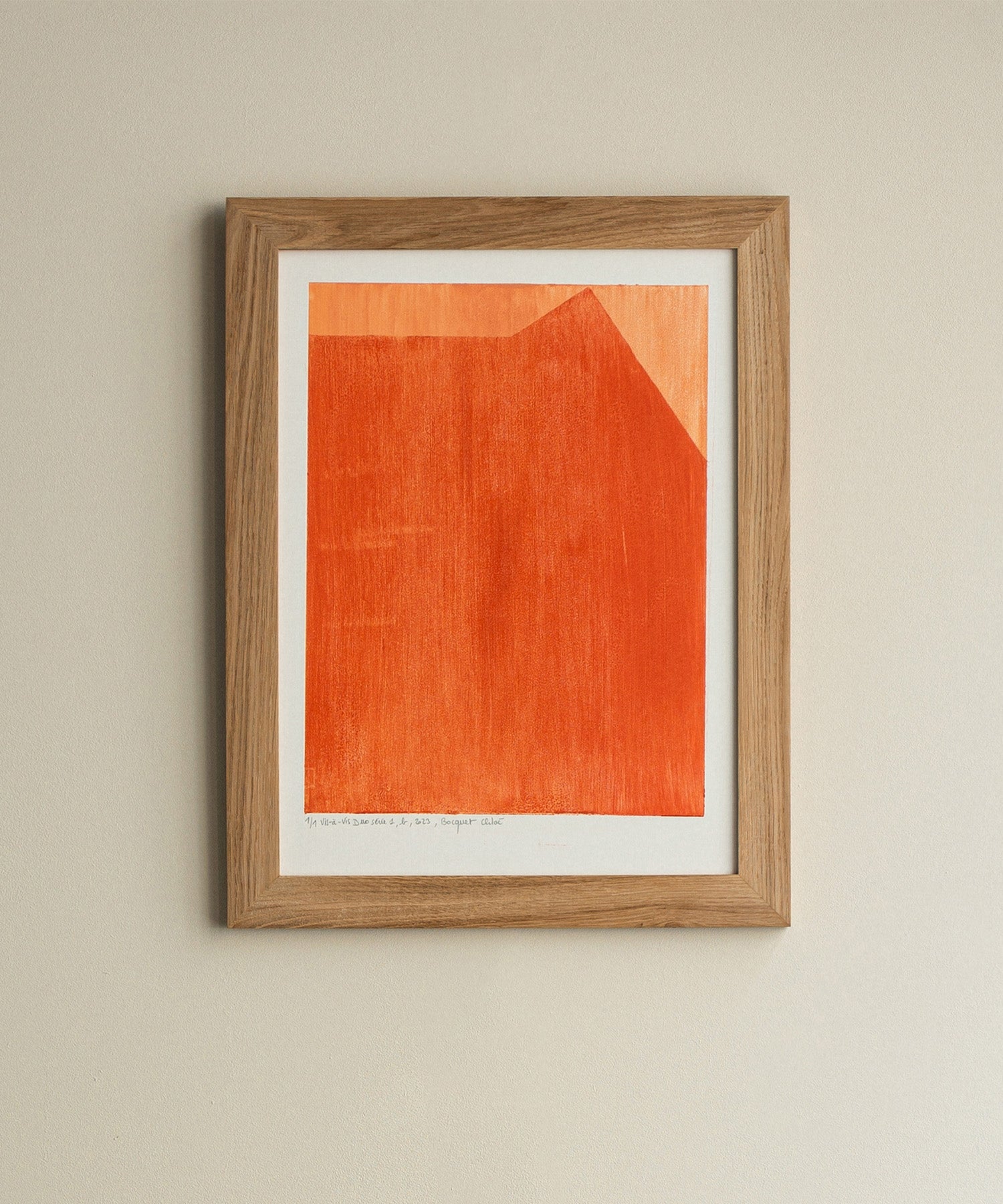 ZEBRES Gravure « Vis-à-vis Duo », b, (série 1)