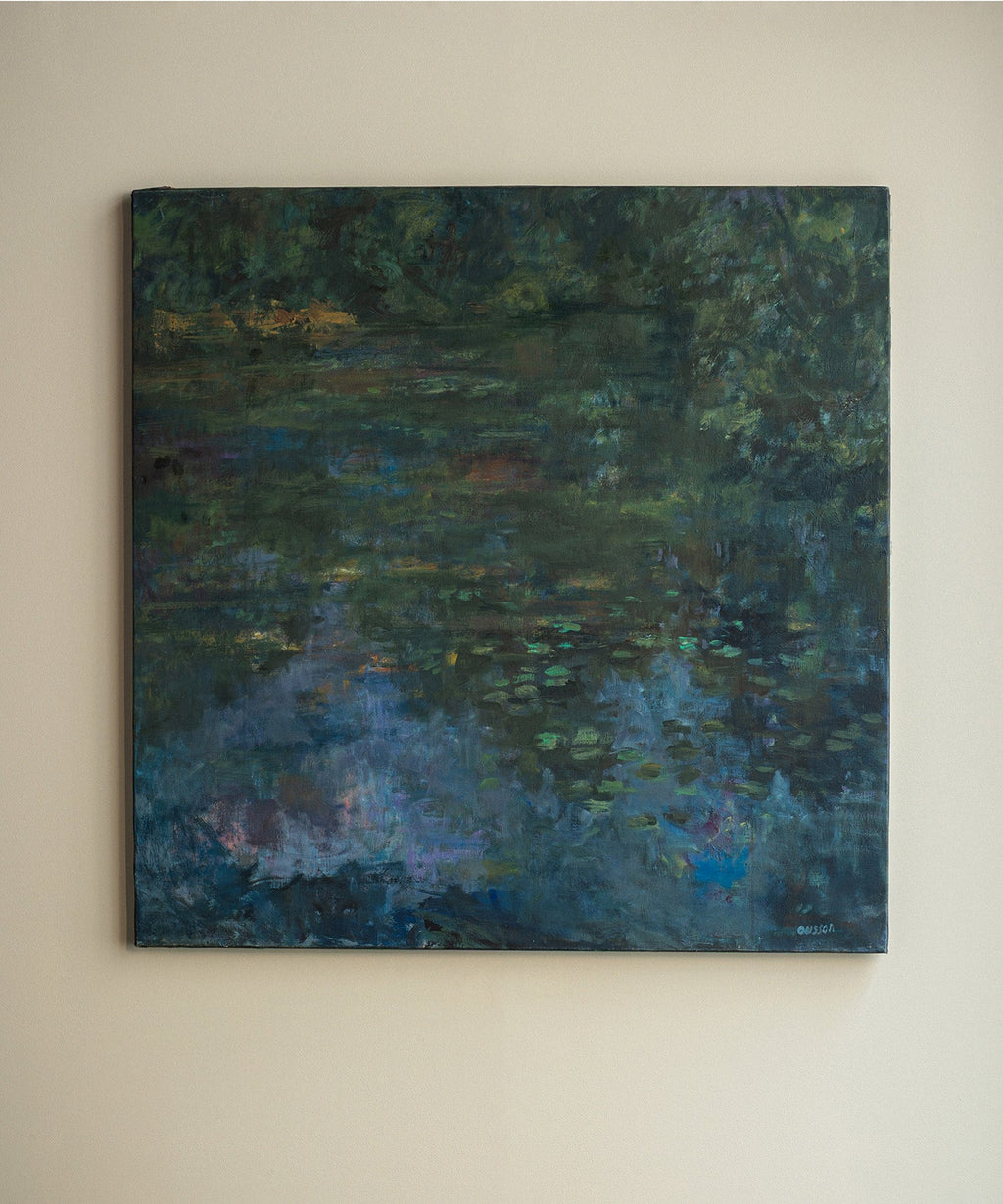 ZEBRES Peinture « Nénuphars du canal »