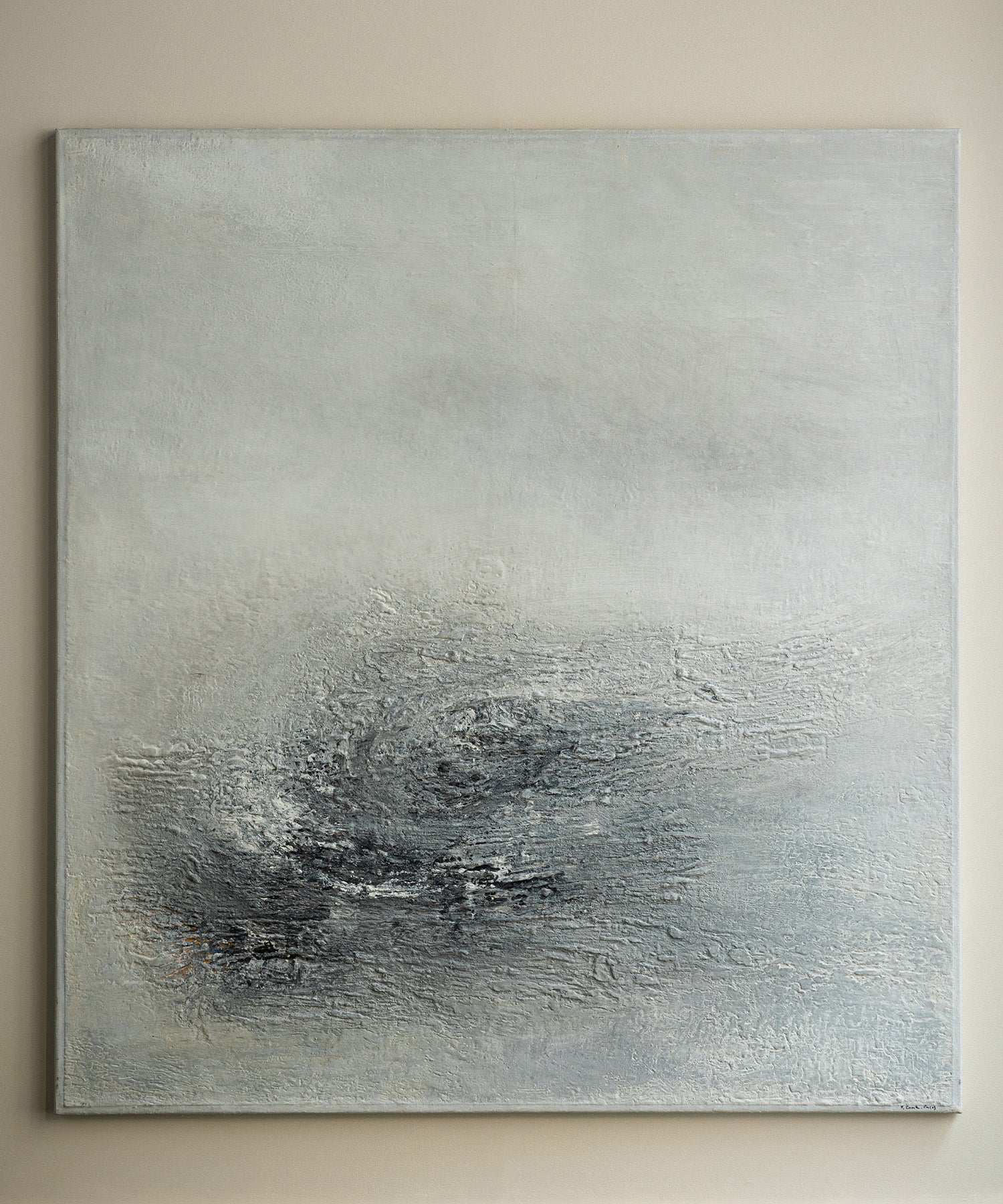 ZEBRES Peinture « Vague Grise »