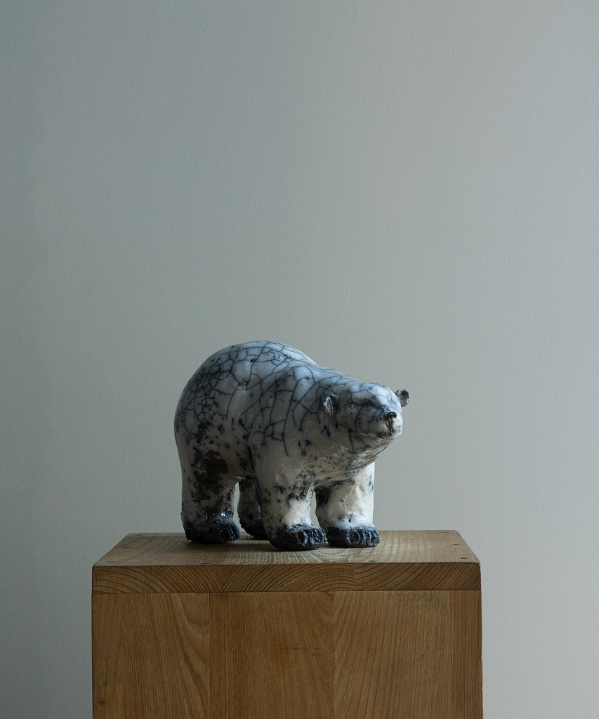ZEBRES Sculpture « Ours Blanc »