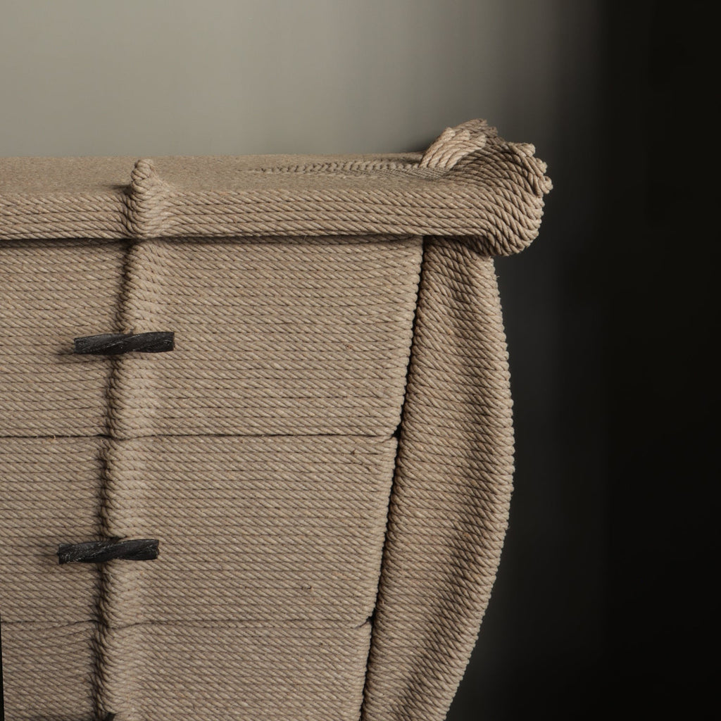 ZEBRES Commode Commode « MIRAKI », corde de chanvre - Christian Astuguevieille