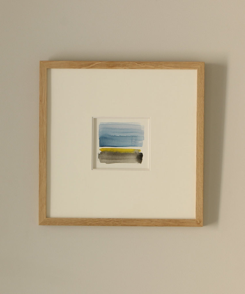 ZEBRES « Horizon » (6), aquarelle sur papier  - Montaine R