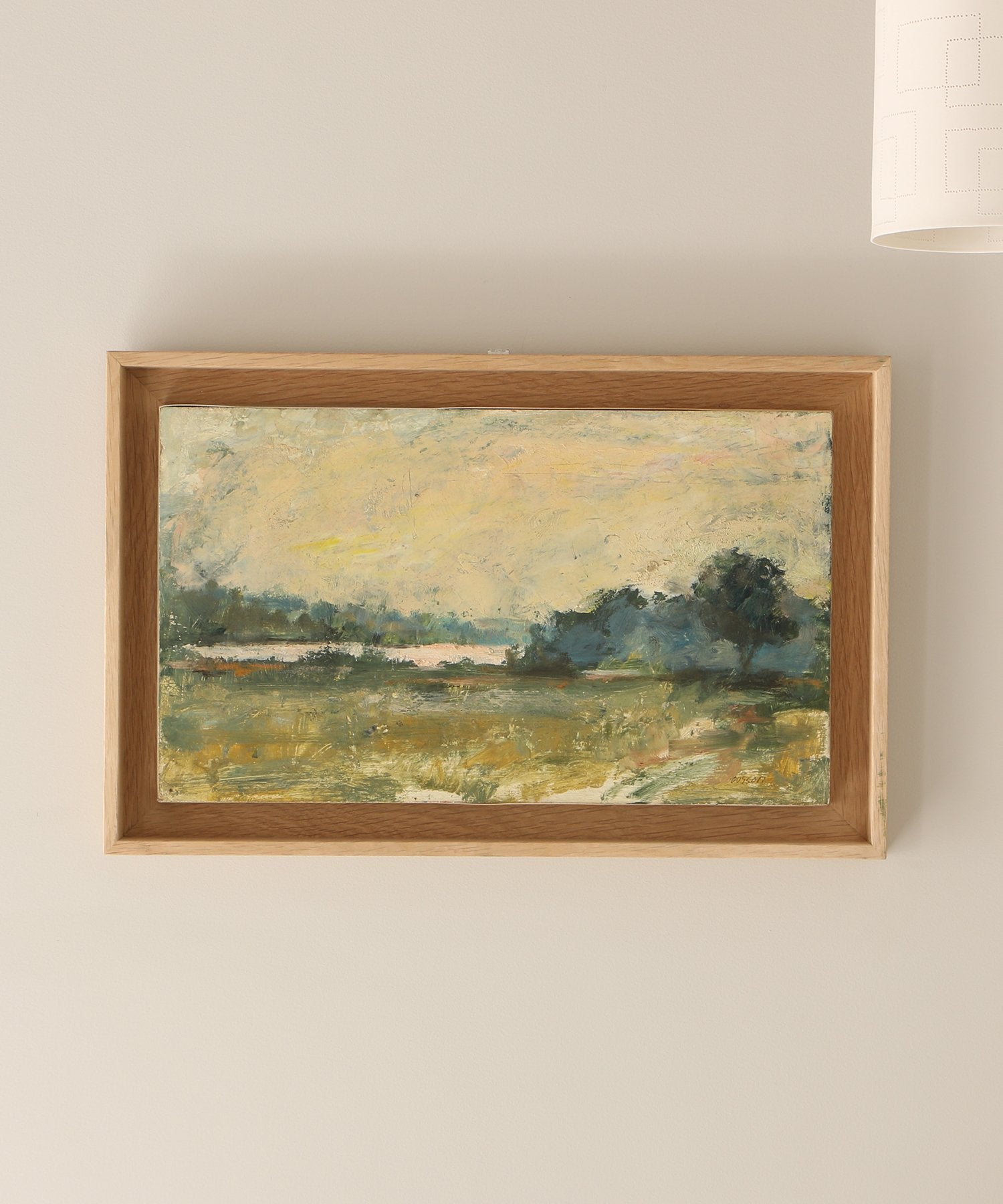 Zèbres « Le Bec d'Allier », huile sur toile, 24 x 41 cm - Jacques Ousson, 2000 (30)