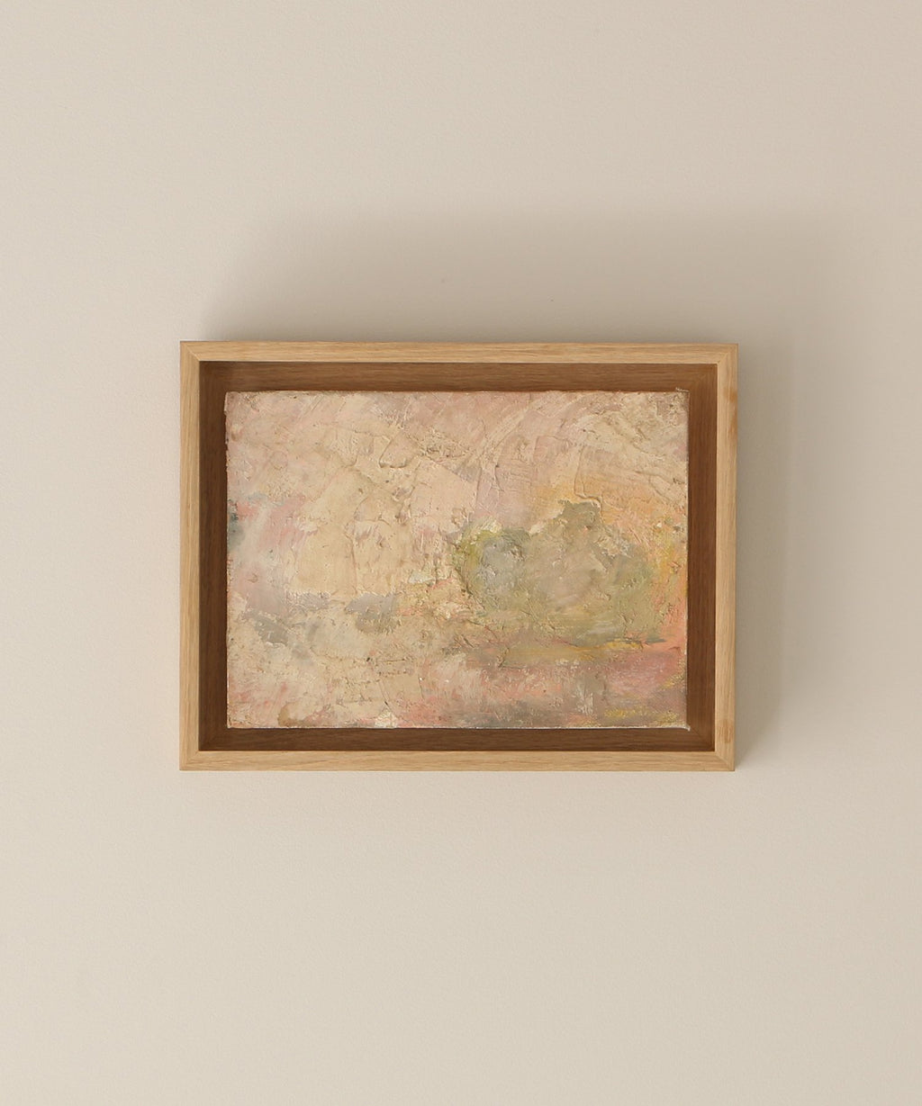 Zèbres « Loire au matin à Ousson », huile sur carton, 16 x 22 cm - Jacques Ousson (53)