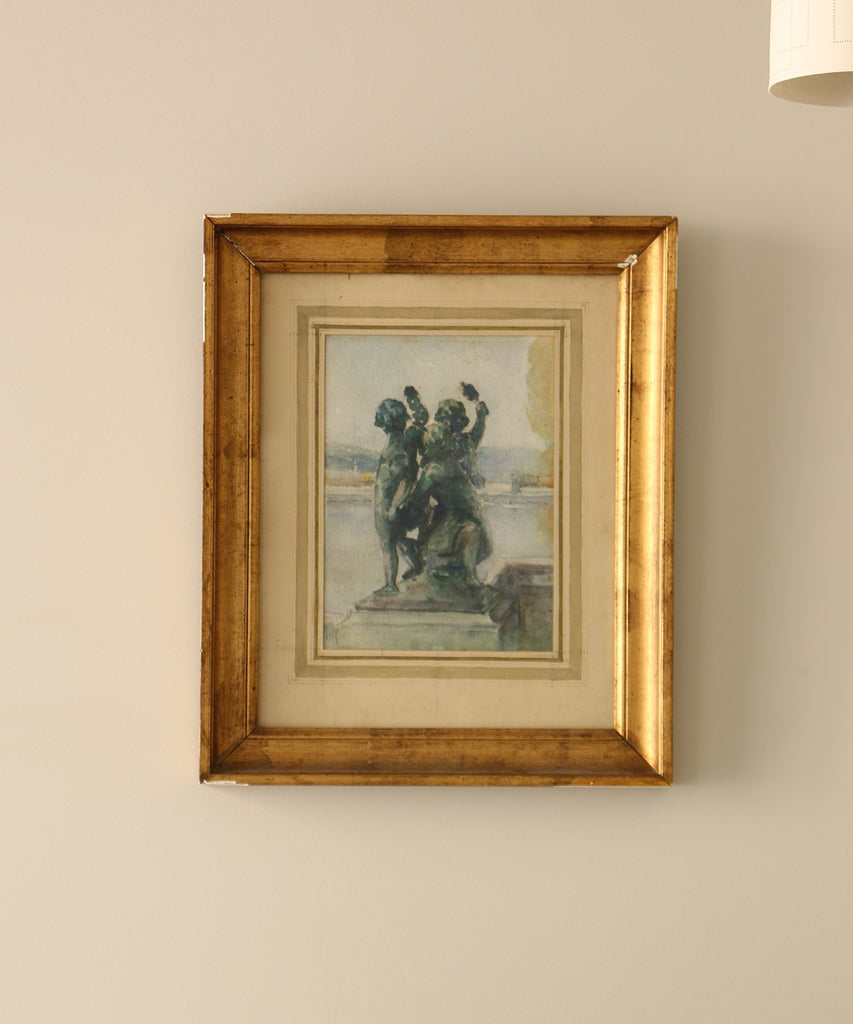 Zèbres « Peinture de Versailles », tableau - Claude Assier, XIXème siècle