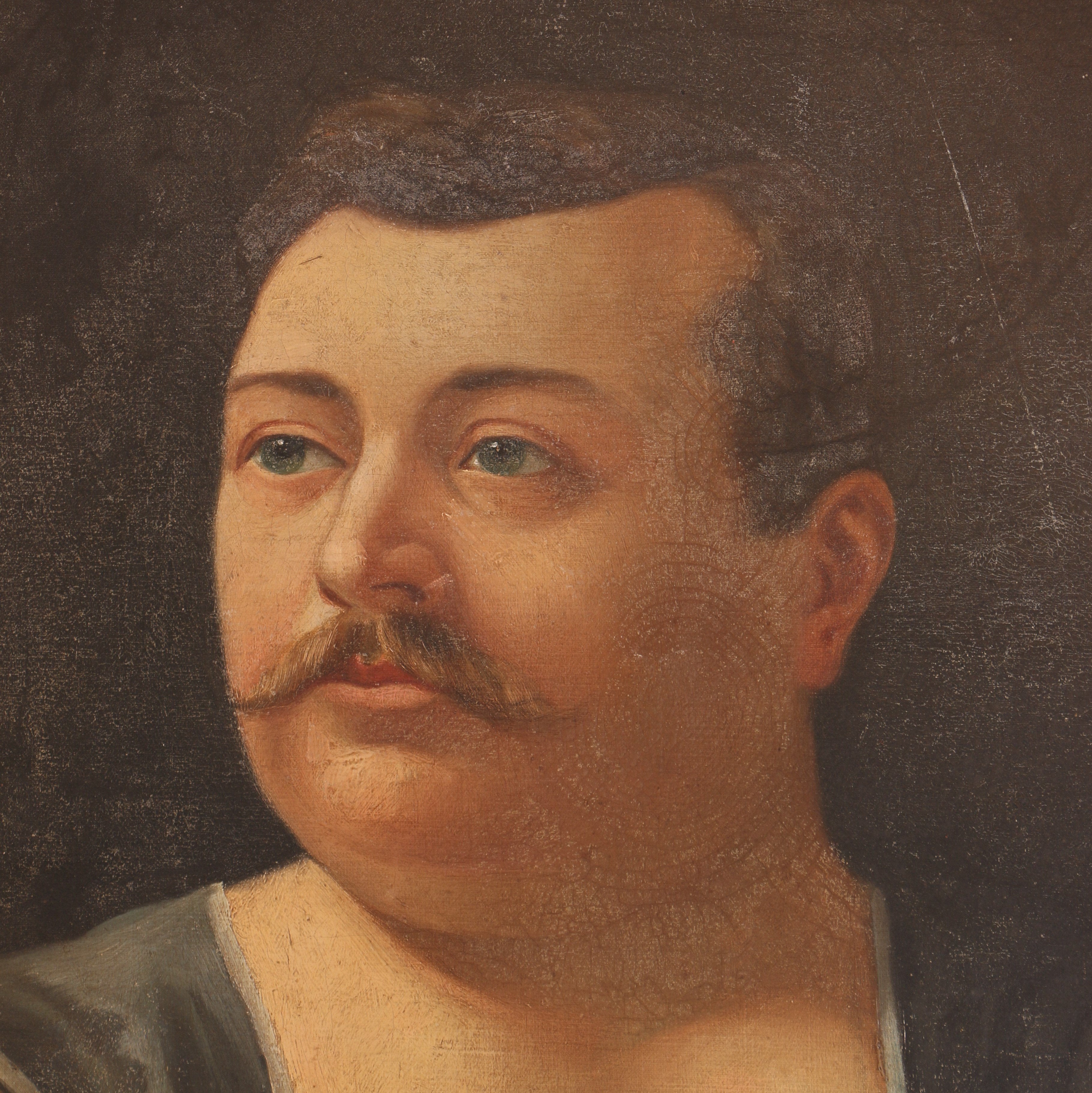 « Portrait d'un professeur de lutte M. Auvray » - XIXème siècle - ZEBRES