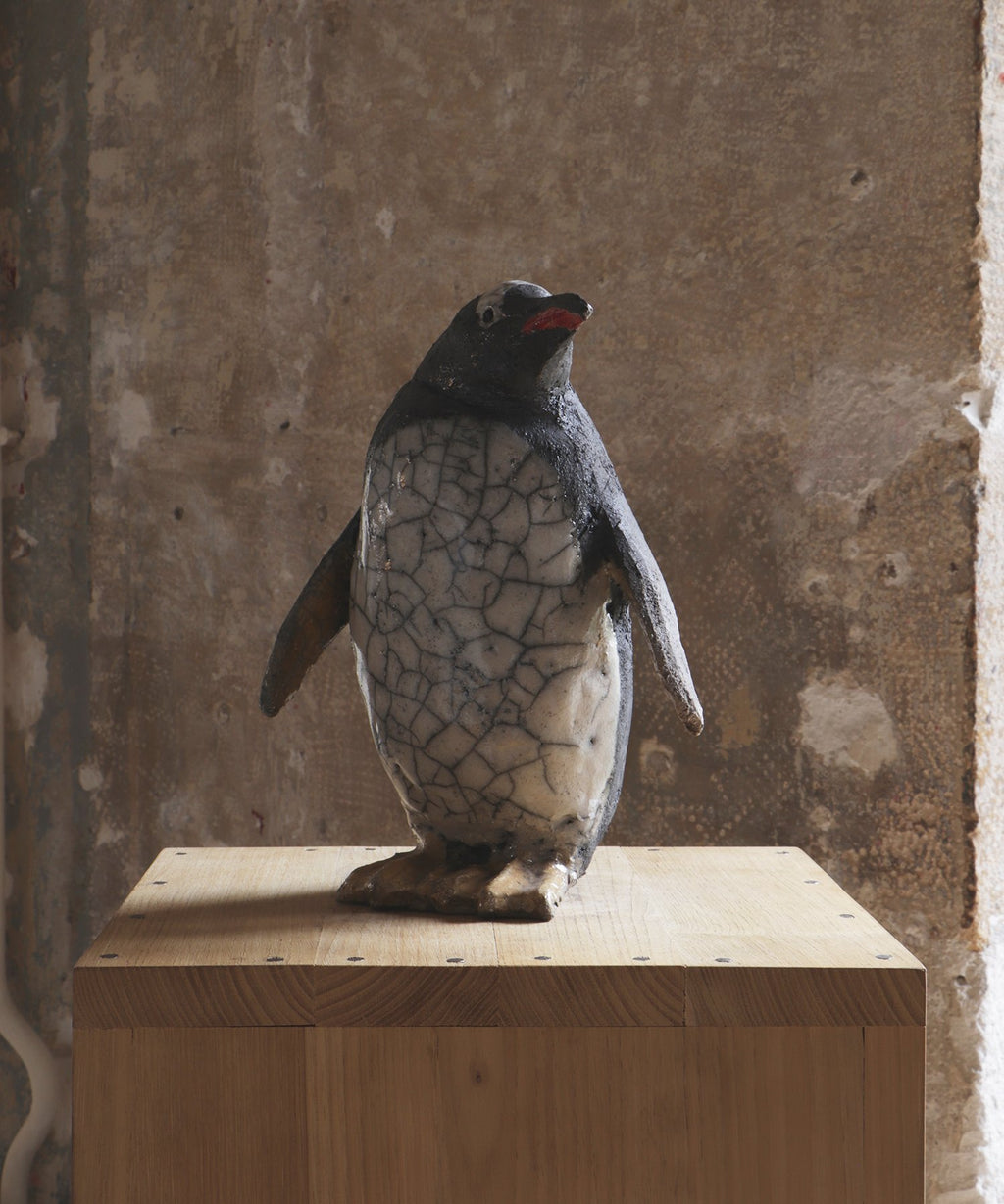 ZEBRES Sculpture « Manchot » (A6) - Joanna Hair