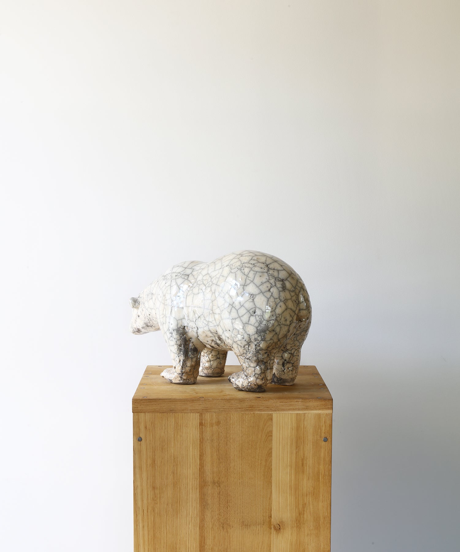ZEBRES Sculpture « Ours Blanc » (270) - Joanna Hair
