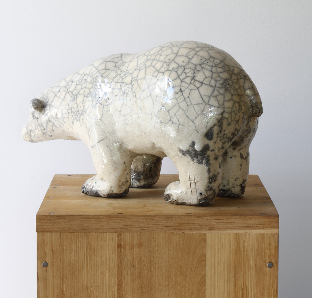 Zèbres Sculpture « Ours blanc » - Joanna Hair