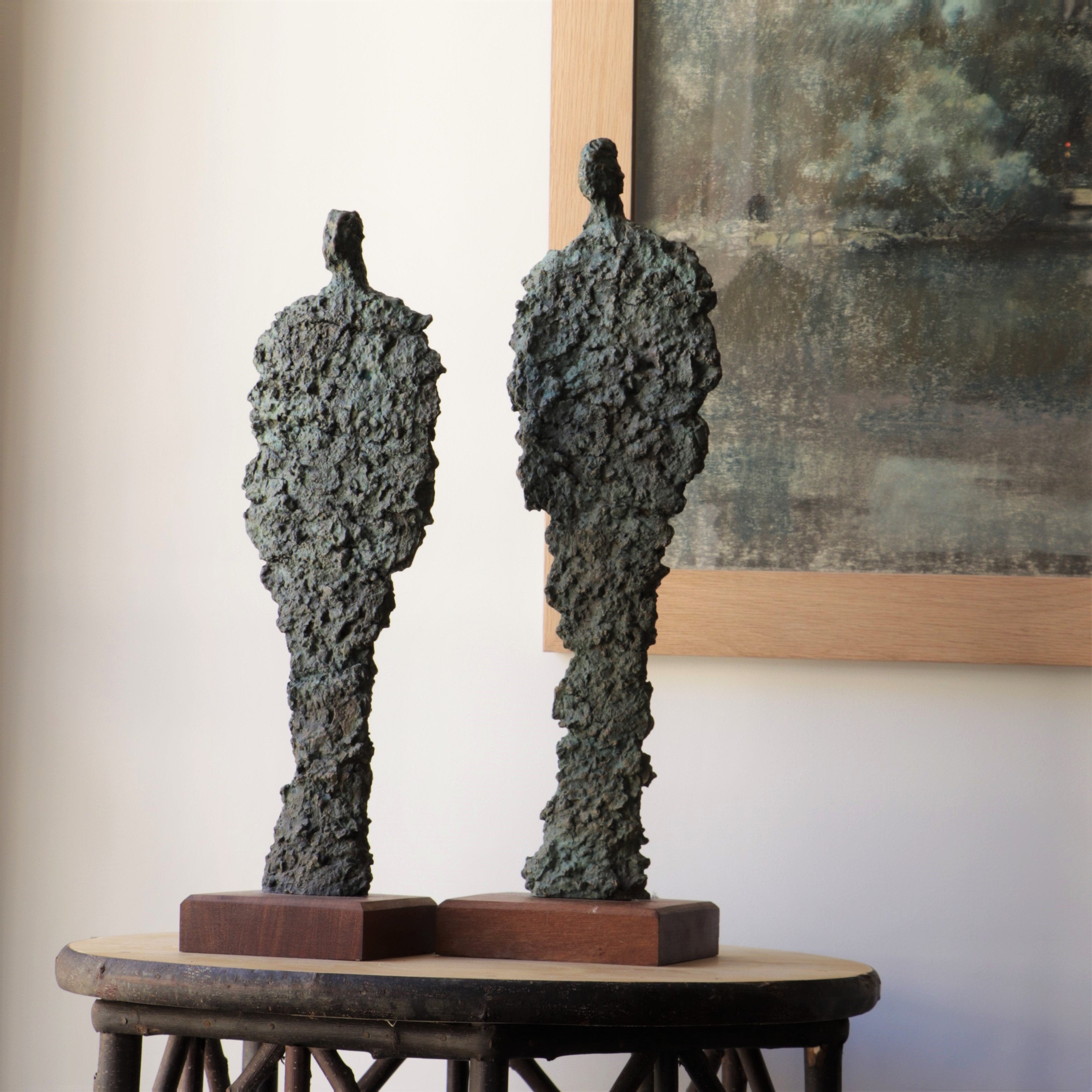 Silhouette en bronze, grand format, tirage unique - Alain Kurylo - ZEBRES