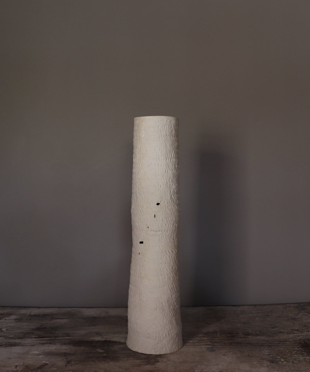 ZEBRES « Souche », stèle en porcelaine - Isabelle Roux