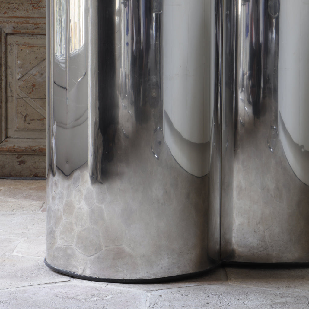 Table en acier chromé « Tubes » - ZEBRES