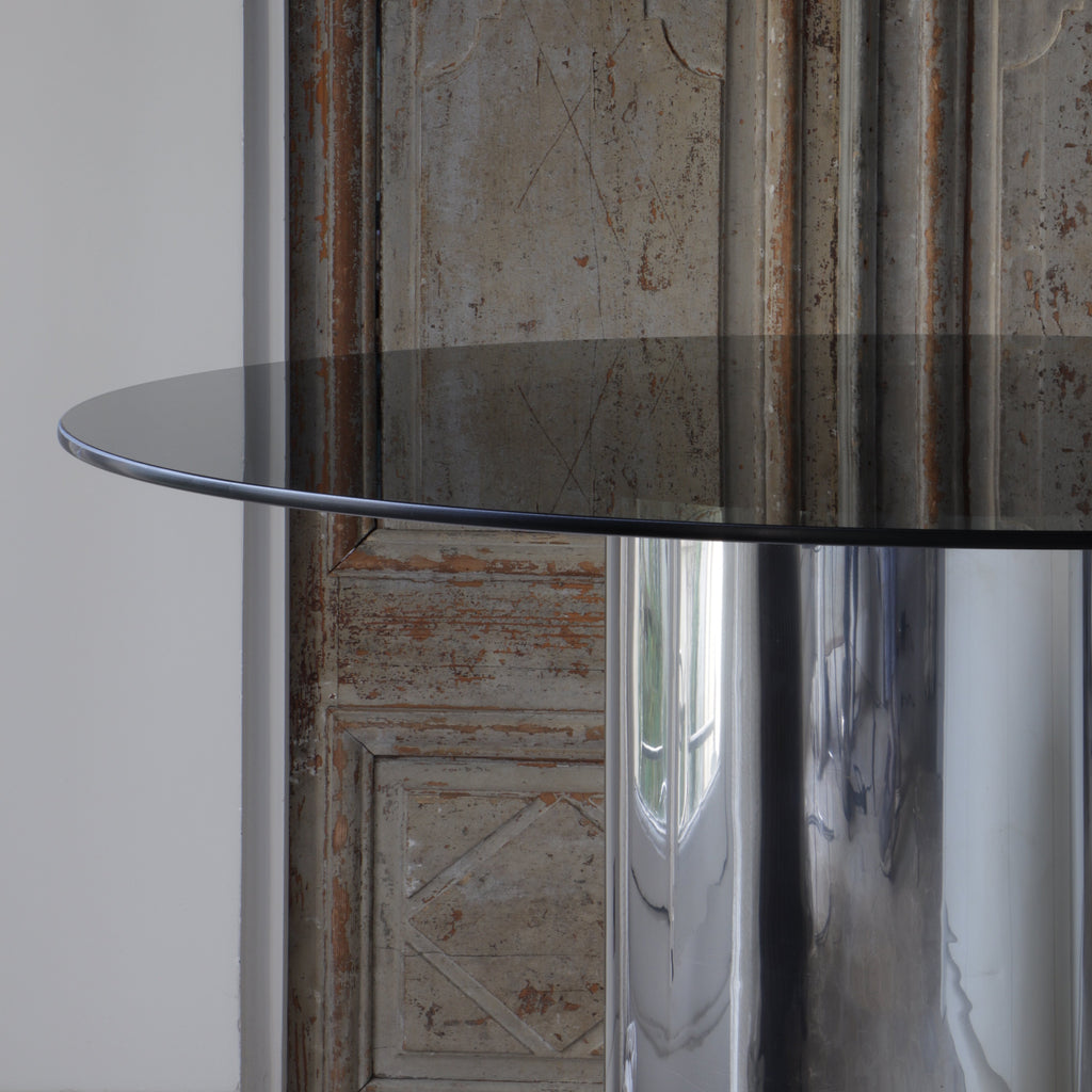 Table en acier chromé « Tubes » - ZEBRES