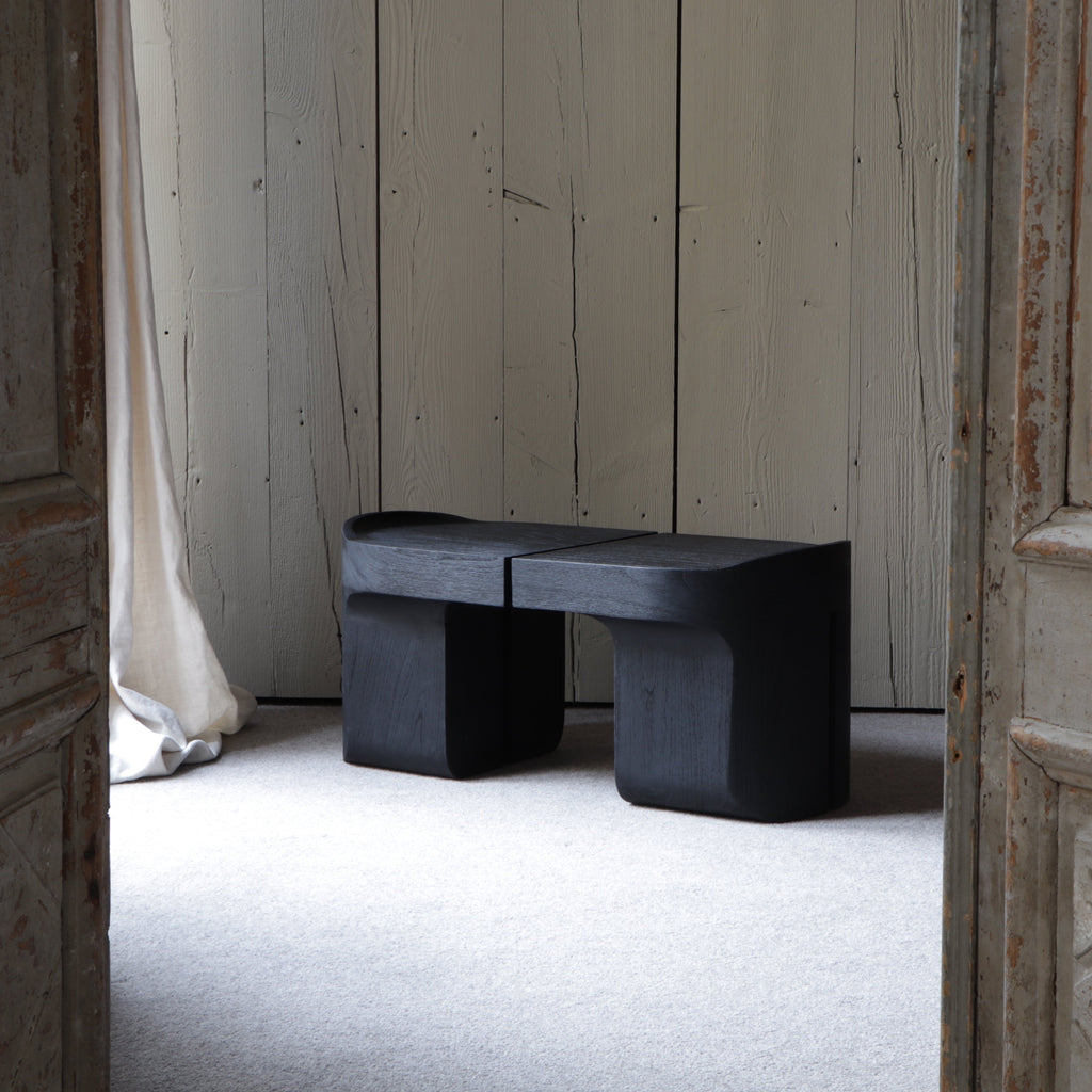 ZEBRES Tabouret Paire de tabourets Cuddle - Pendhapa Atelier