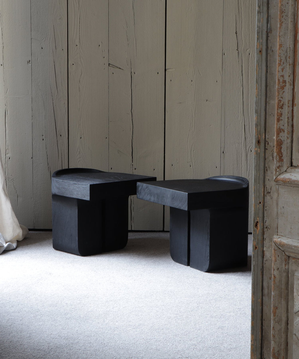 ZEBRES Tabouret Paire de tabourets Cuddle - Pendhapa Atelier