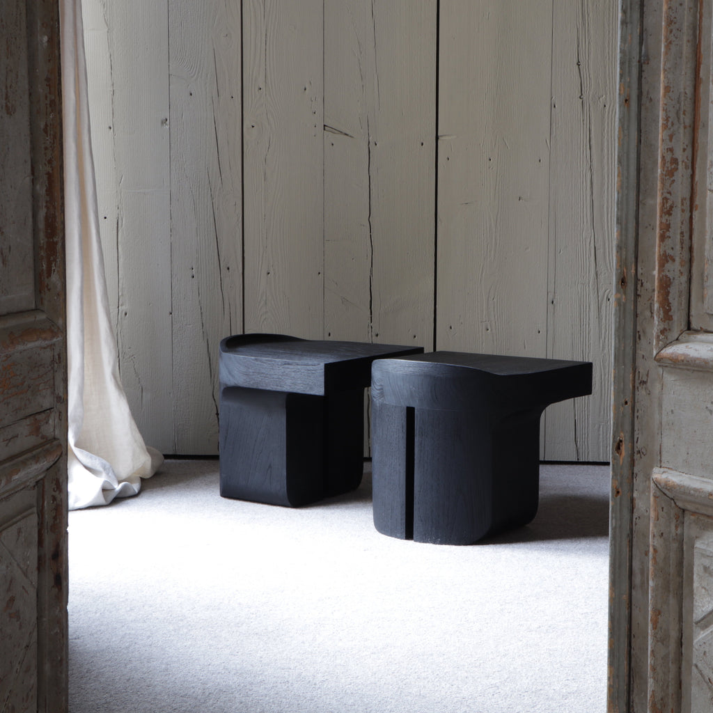 ZEBRES Tabouret Paire de tabourets Cuddle - Pendhapa Atelier