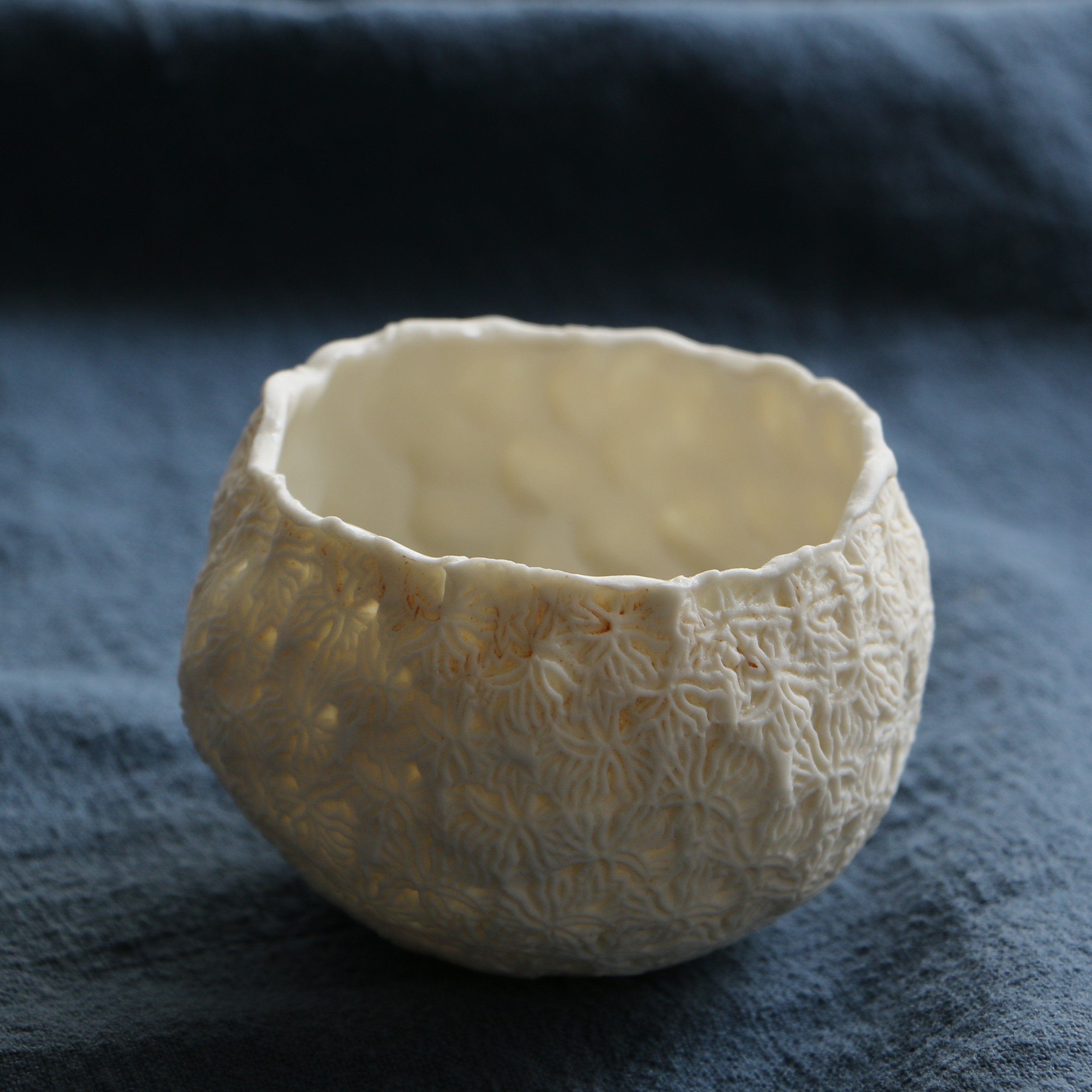 Petite tasse en céramique blanche - Bénédicte Vallet